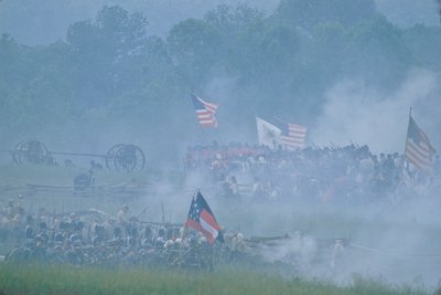 2004年、南北戦争、マナッサスの戦い（写真） 作： Kenneth Garrett