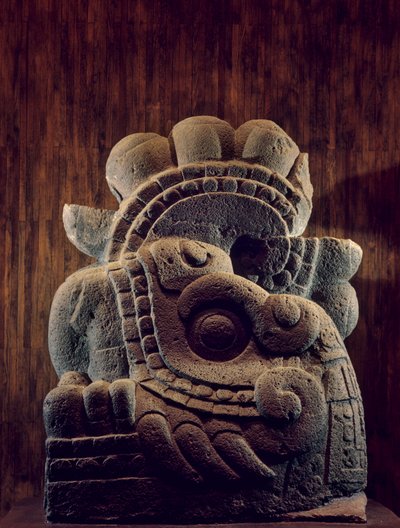 太陽神ハツシロポチルの武器である火蛇シウコアトル。 作： Kenneth Garrett