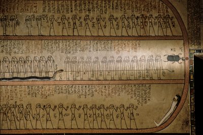 死者の書」を描いた壁画；アメンホテプ2世の墓；王家の谷。2009年（写真） 作： Kenneth Garrett