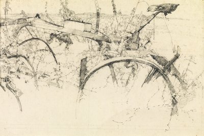 古いすきの研究（鉛筆） 作： Kenneth Newton