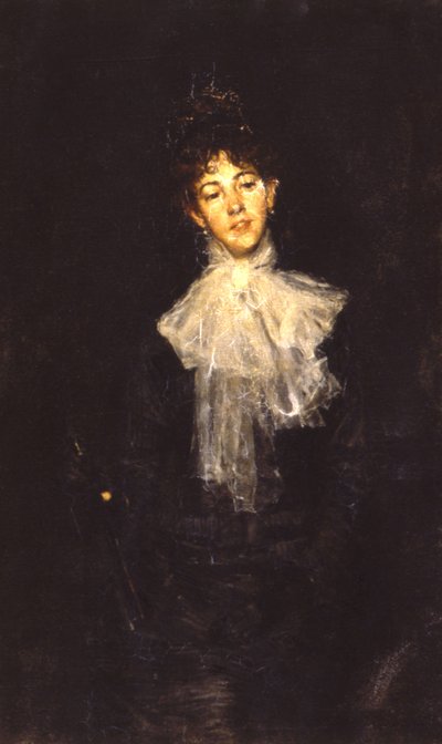 黒服の貴婦人、1880年。 作： Kenyon Cox