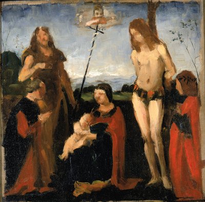 Boltraffio, Sacra Conversazione, 1878-1882の後。 作： Kenyon Cox