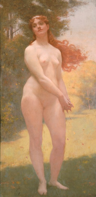 インディアン・サマー、1887年。 作： Kenyon Cox