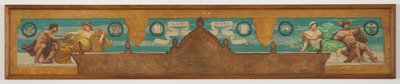Law Reigns, Study for Central Panel of "The Reign of Law", Frieze for Appellate Court, New York 作： Kenyon Cox