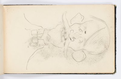 スケッチブックのページ: 似顔絵 作： Kenyon Cox