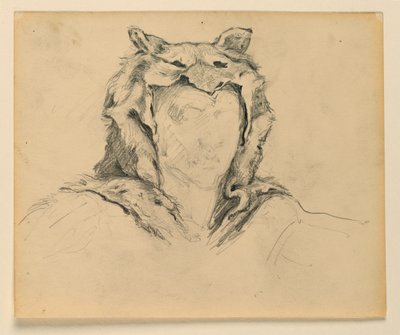 「狩猟」の研究、「文明の進歩：狩猟、牧畜、農業」州議会議事堂、デモイン、アイオワ州 作： Kenyon Cox