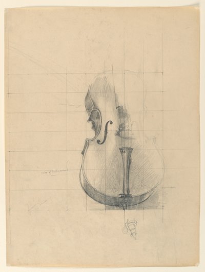 Study for "Music"、"The Arts"、米国議会図書館、ワシントン D.C. 作： Kenyon Cox