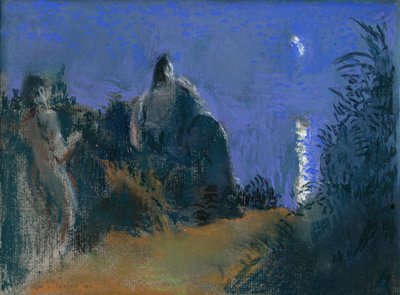 海の上の月明かり、1941年。 作： Ker Xavier Roussel