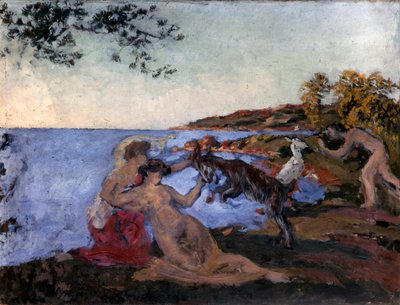神話のモチーフ、c1903 作： Ker Xavier Roussel