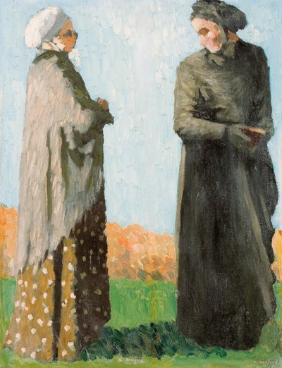 サンドレスの農民、1890 作： Ker Xavier Roussel