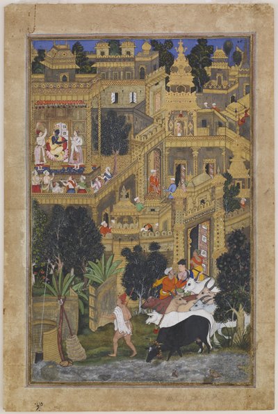 ゴールデンシティのクリシュナ卿、1586年頃 作： Kesav Kalan