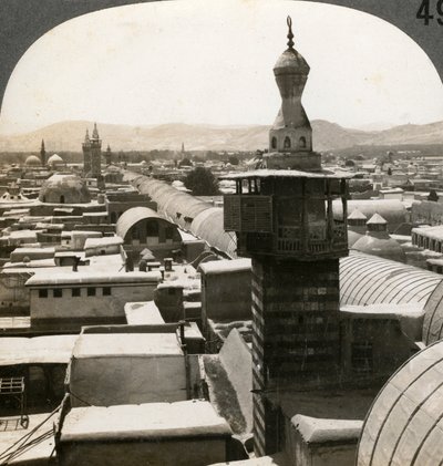 ダマスカス、シリア、1900年代。 作： Keystone View Company
