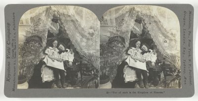 このような者にこそ天の国があるのだ」（1899年 作： Keystone View Company