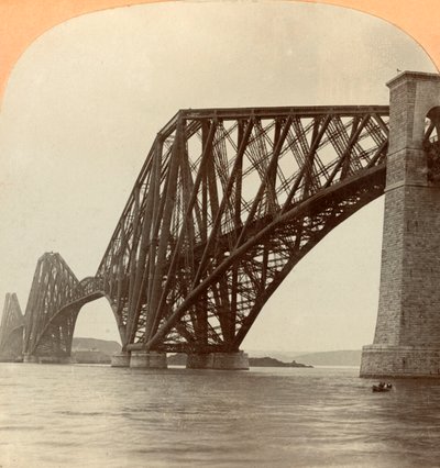 フォースブリッジ、スコットランド、1897年。 作： Keystone View Company