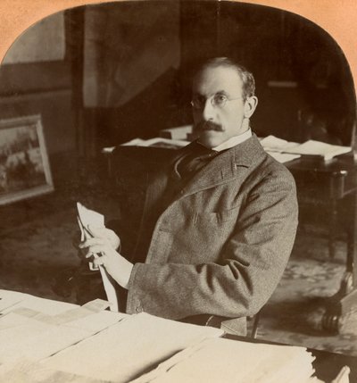 サーアルフレッドミルナー、イギリスの政治家、1900年。 作： Keystone View Company