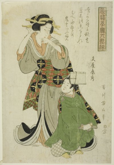 文弥の安秀 『六仙六仙』より 作： Kikukawa Eizan