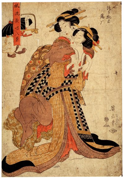 8つのエレガントな詩の歌、c1811-c1814 作： Kikukawa Eizan