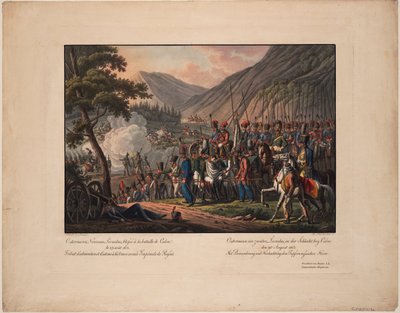 1813年8月29日、1813年8月29日のクルムの戦いでのアレキサンダー・オスターマン・トルストイ伯爵 作： Kilian Ponheimer the Elder