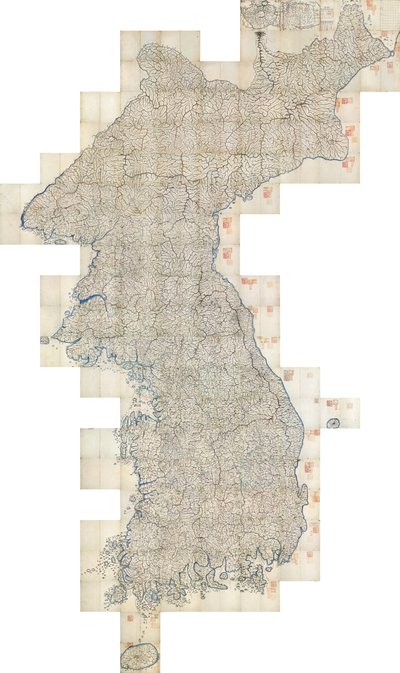 大東輿地図（東輿地図） 作： Kim Jeong ho
