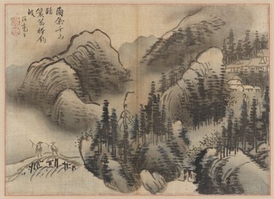 雨の風景 18世紀後半 作： Kim Sugyu