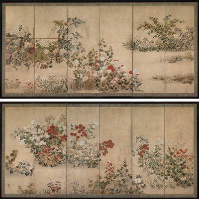 花と草 作： Kitagawa Sosetsu
