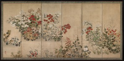 花と草 作： Kitagawa Sosetsu