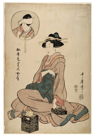 奥様風俳優 瀬川ロコ 作： Kitagawa Utamaro