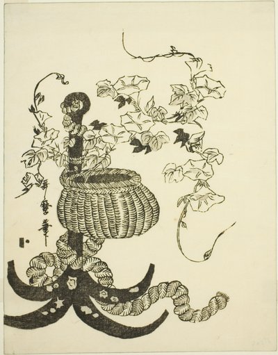 朝顔のアレンジ（朝顔） 作： Kitagawa Utamaro