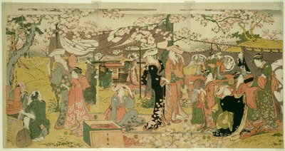 チェッｒｙ Ｂぉっ粗ｍ 版クエｔ （丘 の 宴） 作： Kitagawa Utamaro