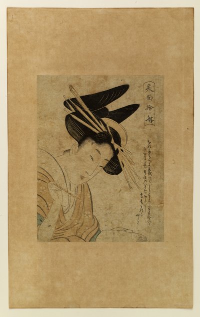  作： Kitagawa Utamaro