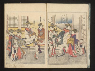 部屋の娼婦 作： Kitagawa Utamaro