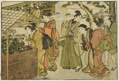 菊の展示 絵本「絵本 四季の花」vol. 2 作： Kitagawa Utamaro