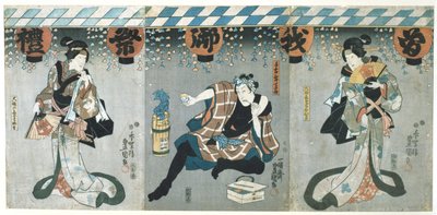 1階の部屋の恋人たち、枕の詩、1788年 作： Kitagawa Utamaro