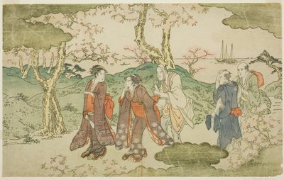 御殿山図鑑「普賢像」より 作： Kitagawa Utamaro