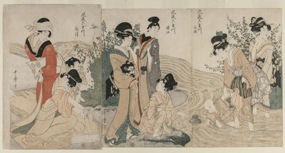 Musashi, Omi, Yamashiro, and Settsu Provinces ..., c. 1804.  作： Kitagawa Utamaro