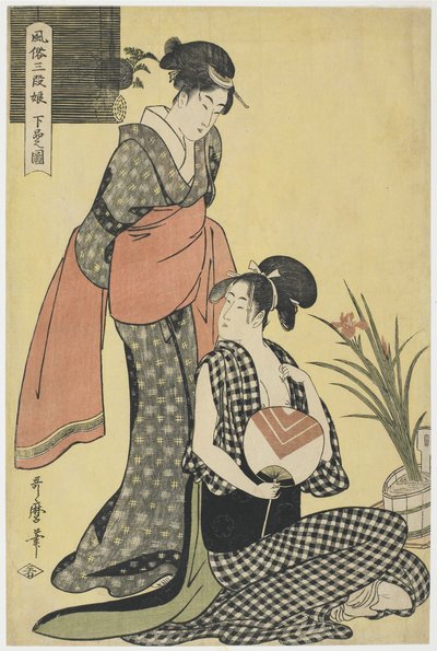 "下層階級の絵" 作： Kitagawa Utamaro