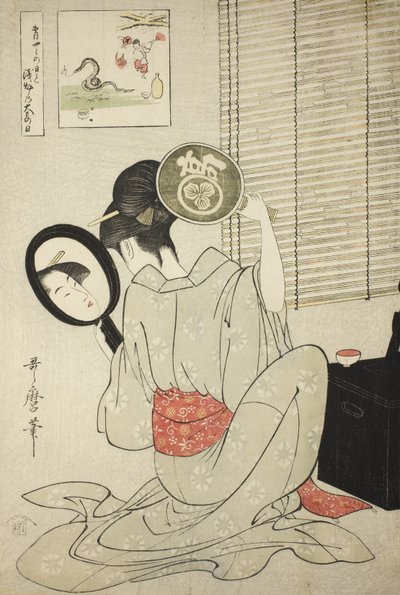 Takashima Ohisa, c.1795 作： Kitagawa Utamaro