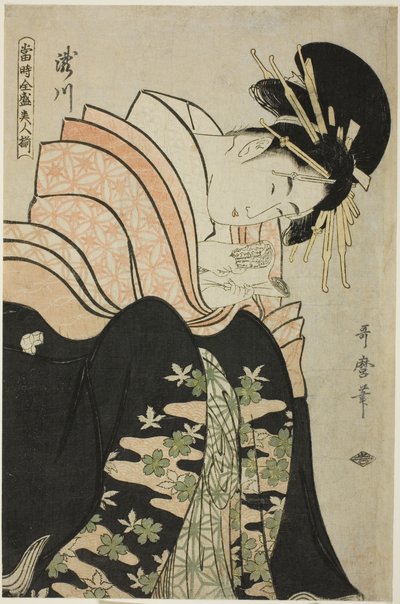瀧川 「現代の至高の美女が勢ぞろい」より 作： Kitagawa Utamaro