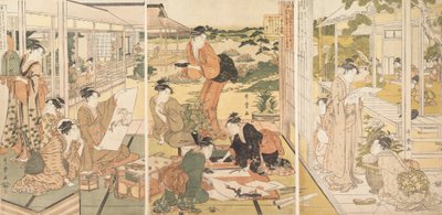 4つの達成感 キンキショーガ 1788～90年頃 作： Kitagawa Utamaro