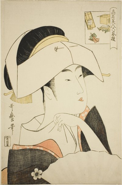 富本豊日奈（とみもととよひな） 作： Kitagawa Utamaro