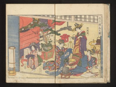 お祭りの準備 作： Kitagawa Utamaro