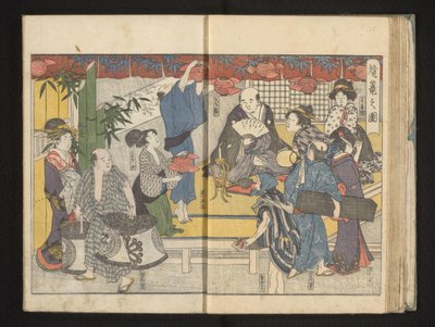 ランタンフェスティバルの準備 作： Kitagawa Utamaro