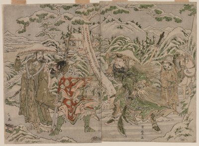三国志の冬景色 作： Kitagawa Utamaro