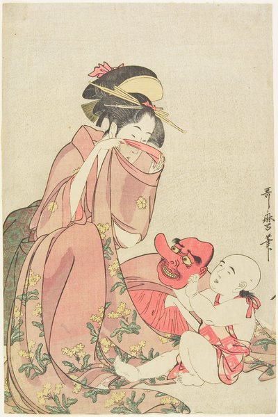  作： Kitagawa Utamaro