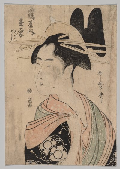 吉原の女 作： Kitagawa Utamaro
