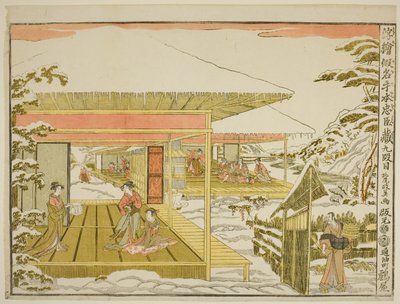 連載「浮絵かなで本忠臣蔵」より第九幕（九段目） 作： Kitao Masayoshi