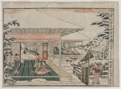 忠臣蔵：忠誠の宝物館の展望写真シリーズの第9幕c。 179 作： Kitao Masayoshi