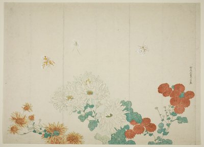 三種の菊 作： Kitao Shigemasa