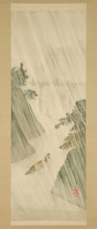 東京・お茶の水の雨の日 作： Kiyochika Kobayashi