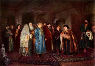 ボヤールの結婚式」1883年、1965年。 作： Klavdi Vasilevich Lebedev